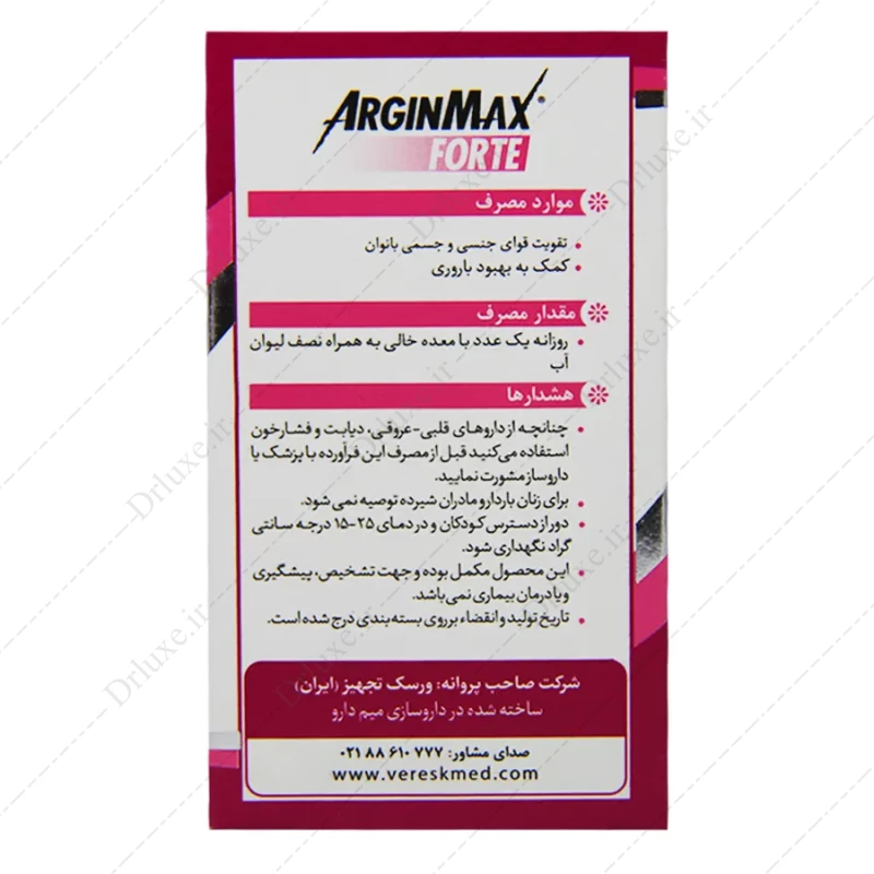 قیمت و خرید کپسول آرژین مکس فورته بانوان سیمپلی یو 45 عدد - دکتر لوکس